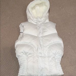 White Talula Puffer Vest